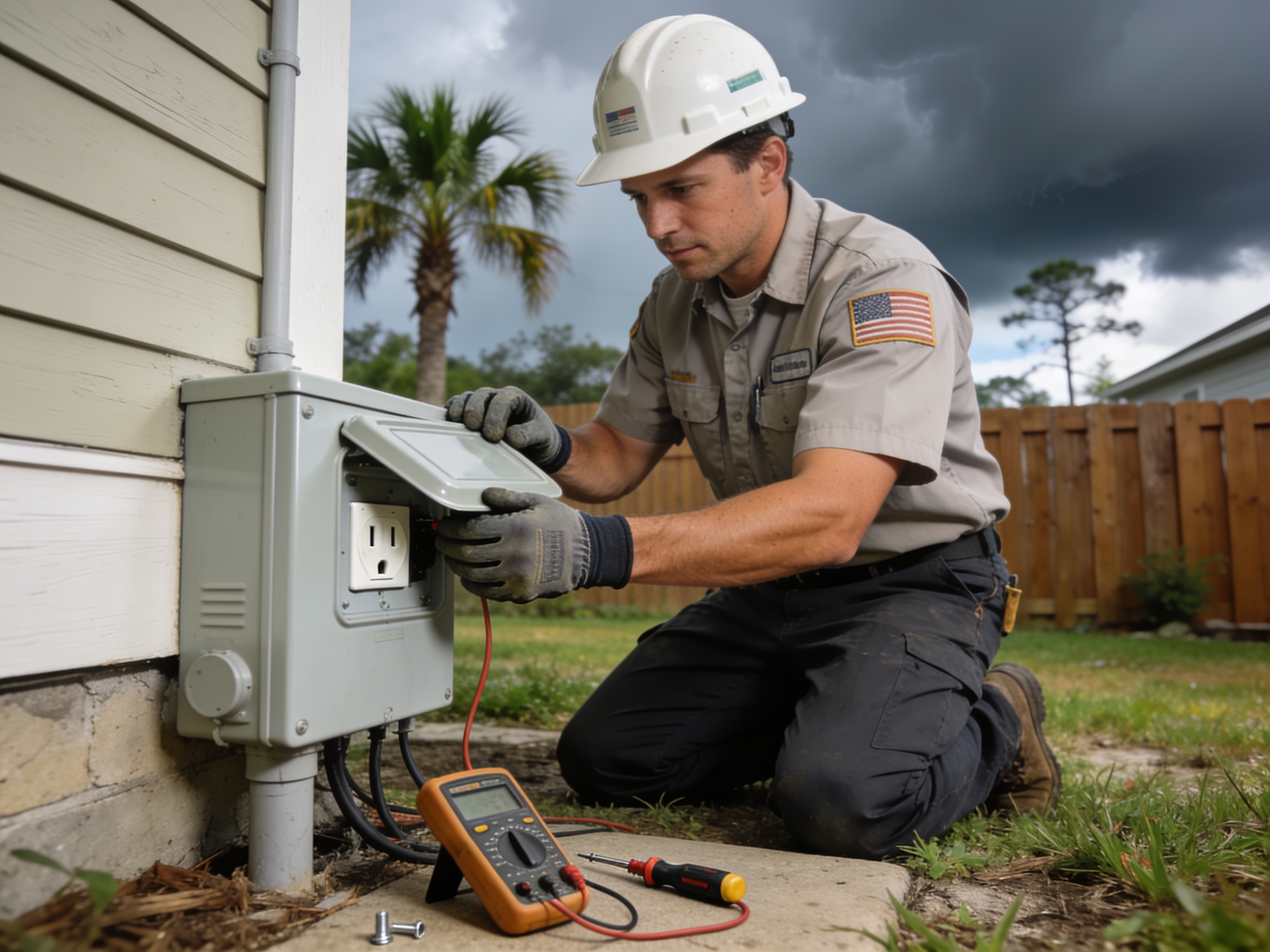 Preparing Outdoor Electrical Outlets For Hurricane Season In Niceville